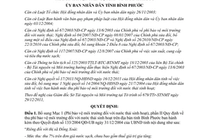 Quyết định 75/2011/QĐ-UBND bổ sung thu phí bảo vệ môi trường