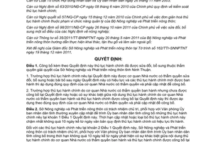 Quyết định 2916/QĐ-UBND công bố sửa đổi thủ tục hành chính