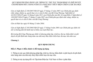 Thông tư 46/2011/TT-BCT chi phí định mức hàng năm của nhà máy thủy điện