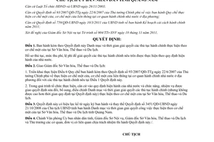 Quyết định 3957/QĐ-UBND Danh mục và thời gian giải quyết thủ tục hành chính