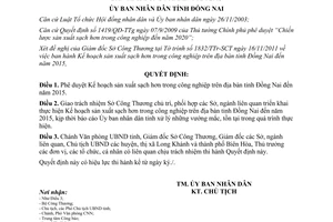 Quyết định 3269/QĐ-UBND phê duyệt Kế hoạch sản xuất sạch hơn