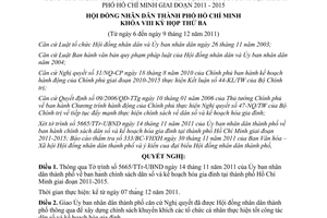 Nghị quyết 29/2011/NQ-HĐND chính sách dân số và kế hoạch hóa gia đình