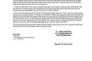 Công văn 5162/BHXH-BC lập hồ sơ trích ngang công sở tại đơn vị trong ngành