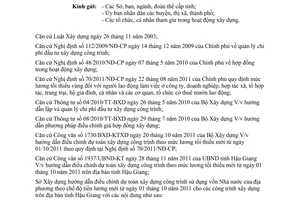 Công văn 1297/SXD-KTXD điều chỉnh dự toán xây dựng công trình theo lương