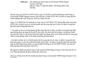 Công văn 4443/TCT-CS thuế giá trị gia tăng dịch vụ cung cấp