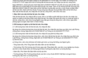 Công văn 5311/BHXH-TCCB hướng dẫn kê khai tài sản, thu nhập