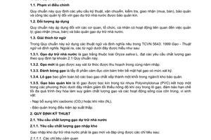 Quy chuẩn kỹ thuật Quốc gia QCVN 06:2011/BTC về dự trữ nhà nước đối với gạo do Bộ Tài chính ban hành