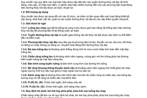 Quy chuẩn kỹ thuật Quốc gia QCVN 39:2011/BGTVT về báo hiệu đường thủy nội địa Việt Nam do Bộ trưởng Bộ Giao thông vận tải ban hành