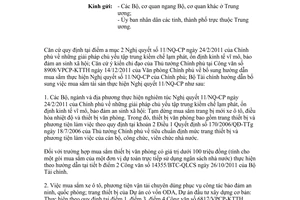 Công văn 17068/BTC-QLCS hướng dẫn bổ sung việc mua sắm tài sản