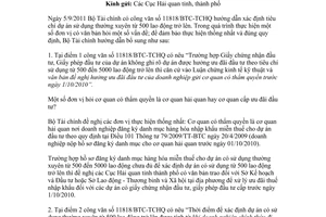 Công văn 17420/BTC-TCHQ thực hiện Công văn 11818/BTC-TCHQ hướng dẫn xác định tiê