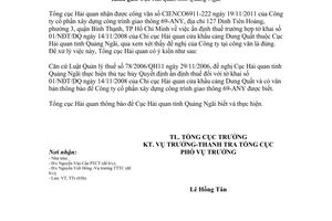 Công văn 6578/TCHQ-TTr xử lý quyết định ấn định thuế