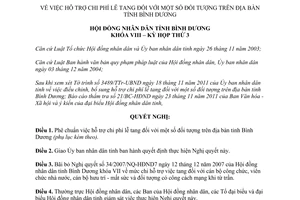 Nghị quyết 64/2011/NQ-HĐND8 hỗ trợ chi phí lễ tang trên địa bàn tỉnh Bình Dương