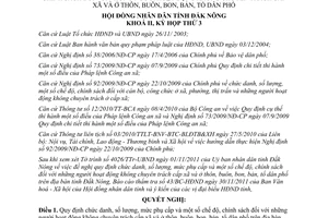 Nghị quyết 34/2011/NQ-HĐND  chế độ chính sách những người hoạt động không chuyên