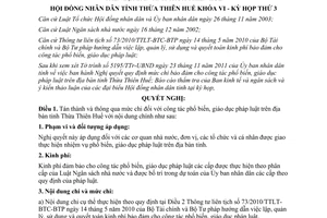 Nghị quyết 10/2011/NQ-HĐND mức chi đối với công tác phổ biến giáo dục pháp luật