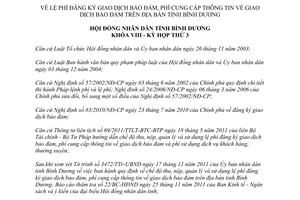 Nghị quyết 56/2011/NQ-HĐND8 phí đăng ký giao dịch bảo đảm cung cấp thông tin