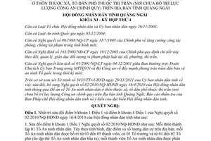 Nghị quyết 38/2011/NQ-HĐND sửa đổi Nghị quyết 02/2010/NQ-HĐND