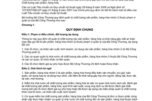 Thông tư 48/2011/TT-BCT  quản lý chất lượng sản phẩm, hàng hóa