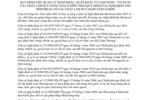 Thông tư liên tịch 47/2011/TTLT-BCT-BTNMT quy định quản lý nhập, xuất khẩu