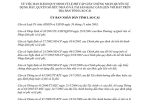 Quyết định 56/2011/QĐ-UBND lệ phí cấp giấy chứng nhận quyền sử dụng đất