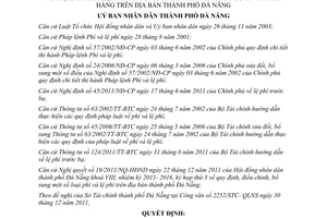 Quyết định 39/2011/QĐ-UBND mức thu lệ phí trước bạ đối với ô tô chở người