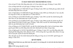 Quyết định 40/2011/QĐ-UBND mức thu, quản lý và sử dụng phí vệ sinh