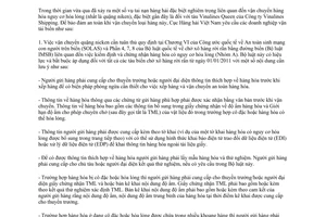 Công văn 67/CHHVN-VTDVHH lưu ý khi vận chuyển hàng hóa có nguy cơ hóa lỏng