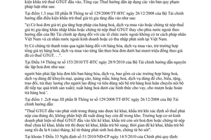 Công văn 234/TCT-CS thuế giá trị gia tăng