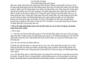 Công văn 324/NHNN-TTGSNH chấp thuận dự kiến nhân sự tổ chức tín dụng chi nhánh