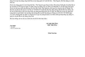 Công văn 105/BXD-KTXD áp dụng chỉ số giá xây dựng công trình