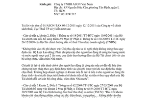 Công văn 52/CT-TTHT  chính sách thuế