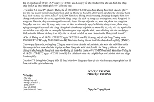 Công văn 55/CT-TTHT chi phí được trừ