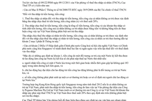 Công văn 108/CT-TTHT thuế thu nhập cá nhân