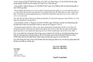 Công văn 163/CT-TTHT kê khai thuế thu nhập doanh nghiệp