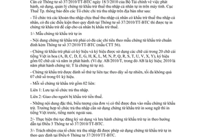 Công văn 273/CT-AC  tự in chứng từ khấu trừ thuế thu nhập cá nhân