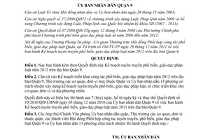 Quyết định 02/2012/QĐ-UBND Kế hoạch tuyên truyền phổ biến giáo dục pháp luật