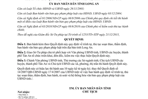 Quyết định 01/2012/QĐ-UBND trình tự thủ tục soạn thảo ban hành văn bản quy phạm