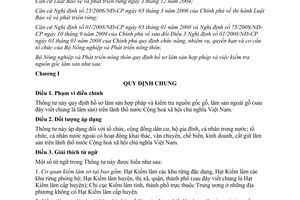 Thông tư 01/2012/TT-BNNPTNT hồ sơ lâm sản hợp pháp và kiểm tra nguồn gốc