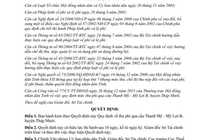 Quyết định 01/2012/QĐ-UBND Quy định thu phí qua cầu Thanh Mỹ Mỹ Lợi B Tháp Mười Đồng Tháp