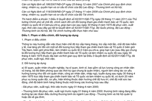 Thông tư liên tịch 01/2012/TTLT-BQP-BLĐTBXH-BTC hướng dẫn Quyết định 62/2011/QĐ