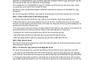 Thông tư 04/2012/TT-BTC chế độ thu, nộp, quản lý và sử dụng phí, lệ phí