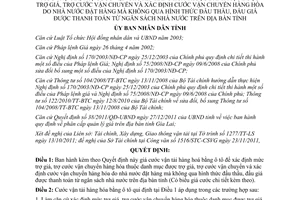 Quyết định 02/2012/QĐ-UBND giá cước vận tải hàng hoá bằng ô tô