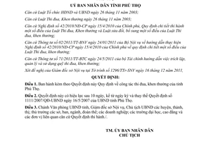 Quyết định 01/2012/QĐ-UBND công tác thi đua, khen thưởng