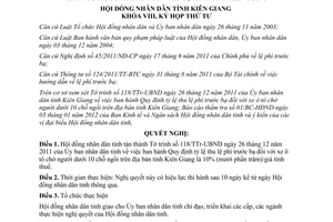 Nghị quyết 45/2012/NQ-HĐND quy định tỷ lệ thu lệ phí trước bạ đối với xe ô tô ch