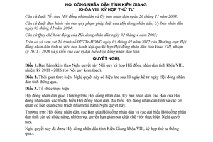 Nghị quyết 39/2012/NQ-HĐND nội quy kỳ họp Hội đồng nhân dân tỉnh khóa VIII