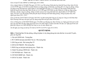 Quyết định 86/QĐ-UBND 2012 thành lập BCĐ phòng chống tội phạm bảo vệ an ninh Bình Phước