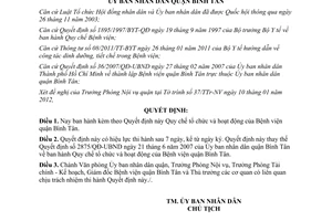 Quyết định 01/2012/QĐ-UBND Quy chế tổ chức và hoạt động Bệnh viện