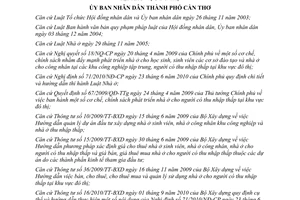 Quyết định 01/2012/QĐ-UBND Quy chế Quản lý đầu tư và Phân phối nhà ở thu nhập