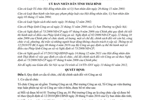 Quyết định 02/2012/QĐ-UBND Chế độ chính sách đối với công an xã