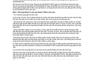 Thông tư 09/2012/TT-BTC sửa đổi Thông tư 245/2009/TT-BTC