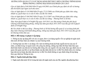 Thông tư liên tịch 10/2012/TTLT-BTC-BLĐTBXH hướng dẫn quản lý sử dụng kinh phí